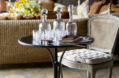 mediterranean style side table